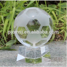 2016 Wholesale Crystal Football With Crystal Base For Events